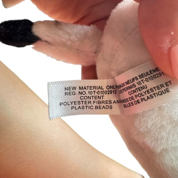 Ty Retired Beanie Boo Stripes the Zebra 6" Tall Mini Sized Plush Stuffed Animal - Picture 6 of 7